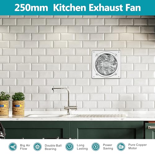 Ventilator extractor de aer silentios cu clapeta retur 250 mm HG Power, 1680 m3/h