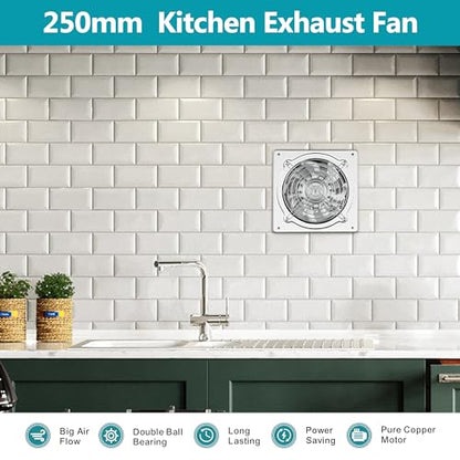 Ventilator extractor de aer silentios cu clapeta retur 250 mm HG Power, 1680 m3/h