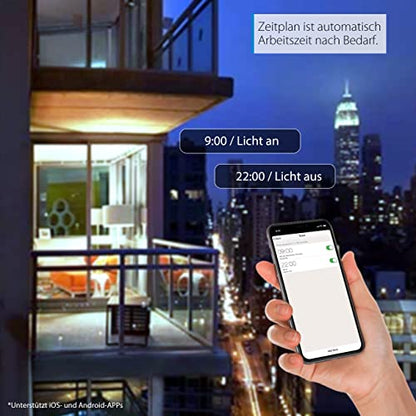 Bec smart E27 A70 LVWIT 12W 1521lm RGBCW WiFi Alexa Tuya, set 4
