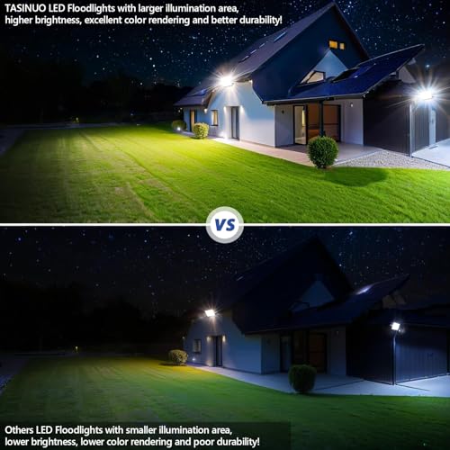 Proiector LED exterior 300W 30000lm IP67 + Lumina rece 6500K