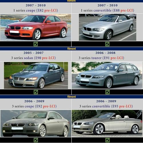 Capace oglinzi retrovizoare E81-E93 BMW - Negru lucios, montaj rapid