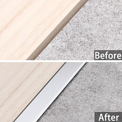 Set 3 profile T 0.9 m x 4 cm din aluminiu pentru treceri intre pardoseli