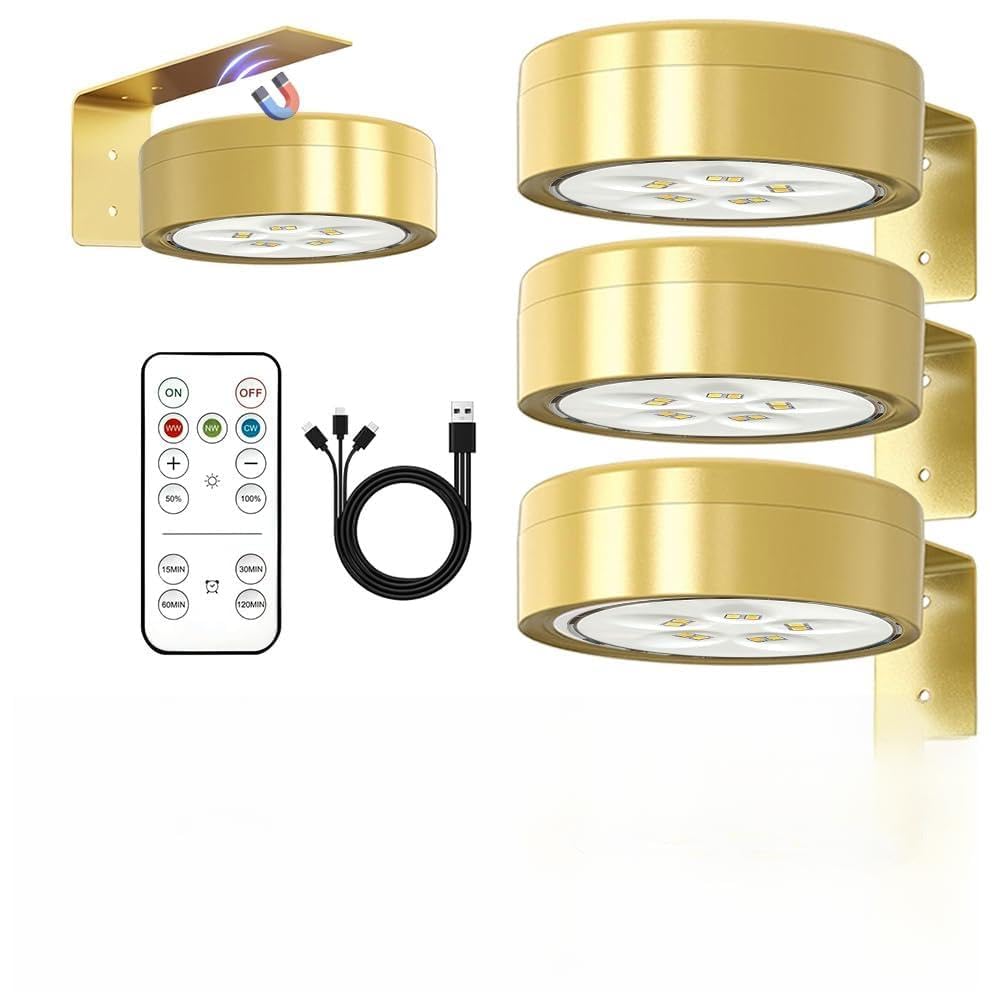 Lampa LED RIRIDAMAI Wireless Painting Lights 3 bucati cu telecomanda