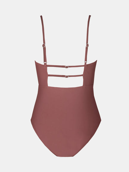 Costum de baie L - CUPSHE One Piece Square Neck Tummy Control