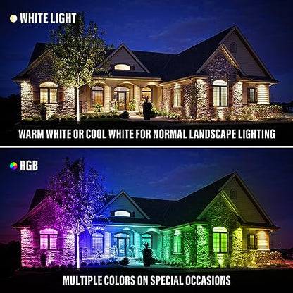 Proiector LED exterior 50W RGB cu telecomanda IP66 dimabil PICAA