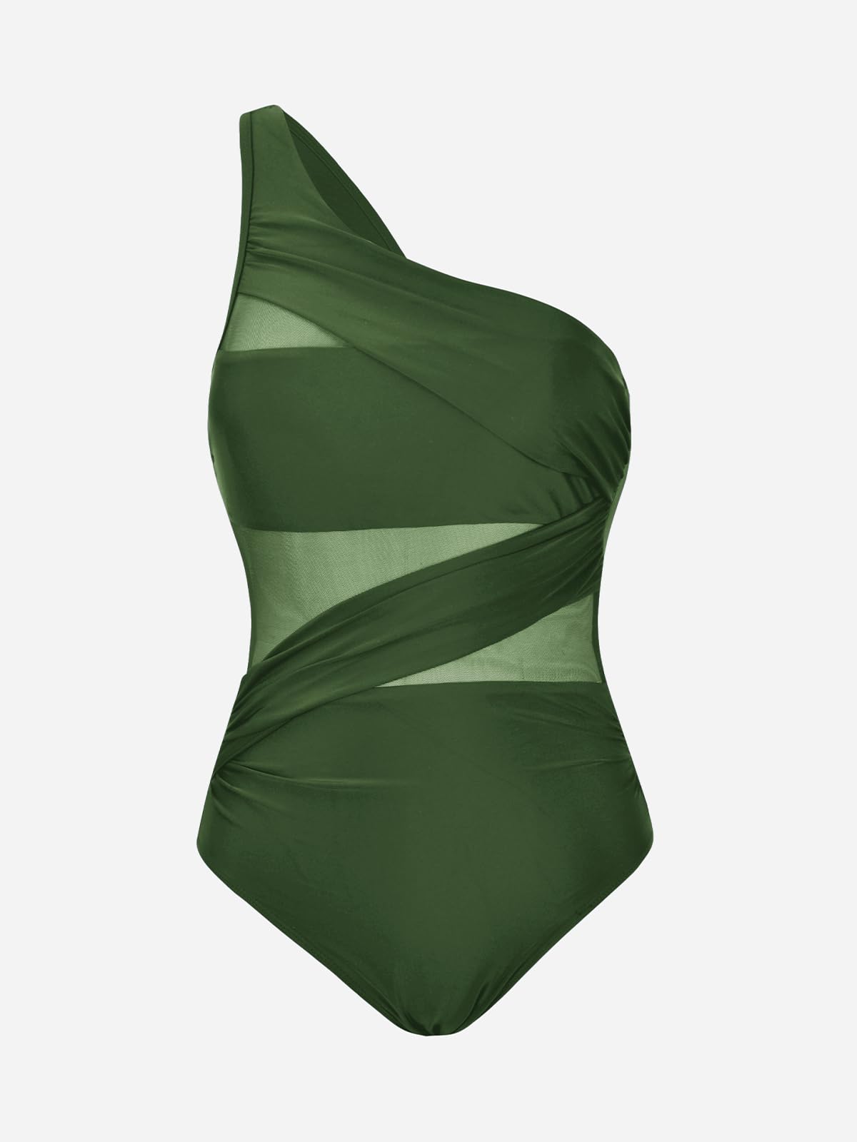 Costum de baie XS - CUPSHE One Piece Tummy Control Asimetric Mesh