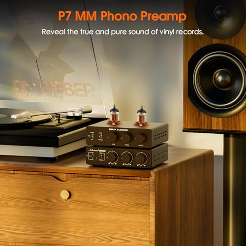 Preamplificator Phono ECC83 MM Bypass Balanced XLR High-pass Bass/Treble