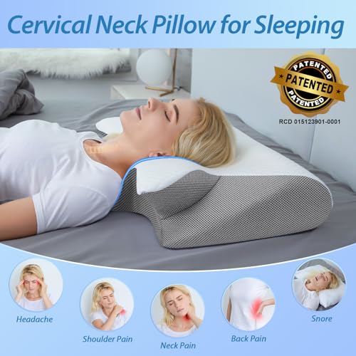 Perna ergonomica 2 in 1 Memory Foam HOMCA, suport gat/umeri, 60x40