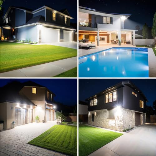 Proiector LED exterior 300W 30000lm IP67 + Lumina rece 6500K