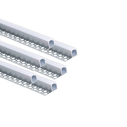 Profil LED Besseto 6 x 1 m Aluminiu cu difuzor laptos