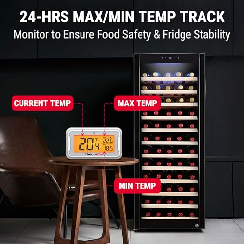 Termometru frigider TP110 ThermoPro, LCD iluminat, waterproof, max/min