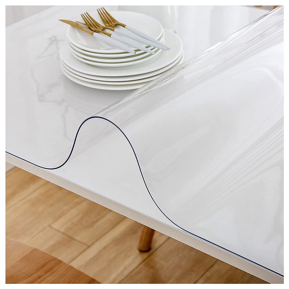 Fata de masa LAVOUP Transparent 2mm PVC 80 x 160 cm Rezistenta