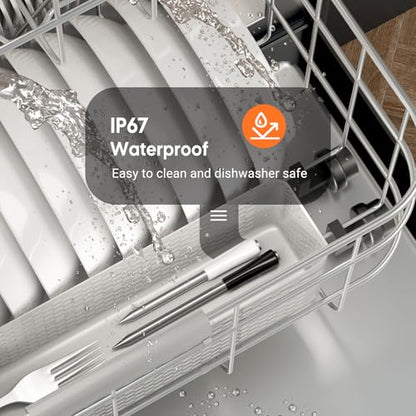 Termometru carne INT-12-BW Inkbird Bluetooth 5.4 + WiFi, IP67 waterproof