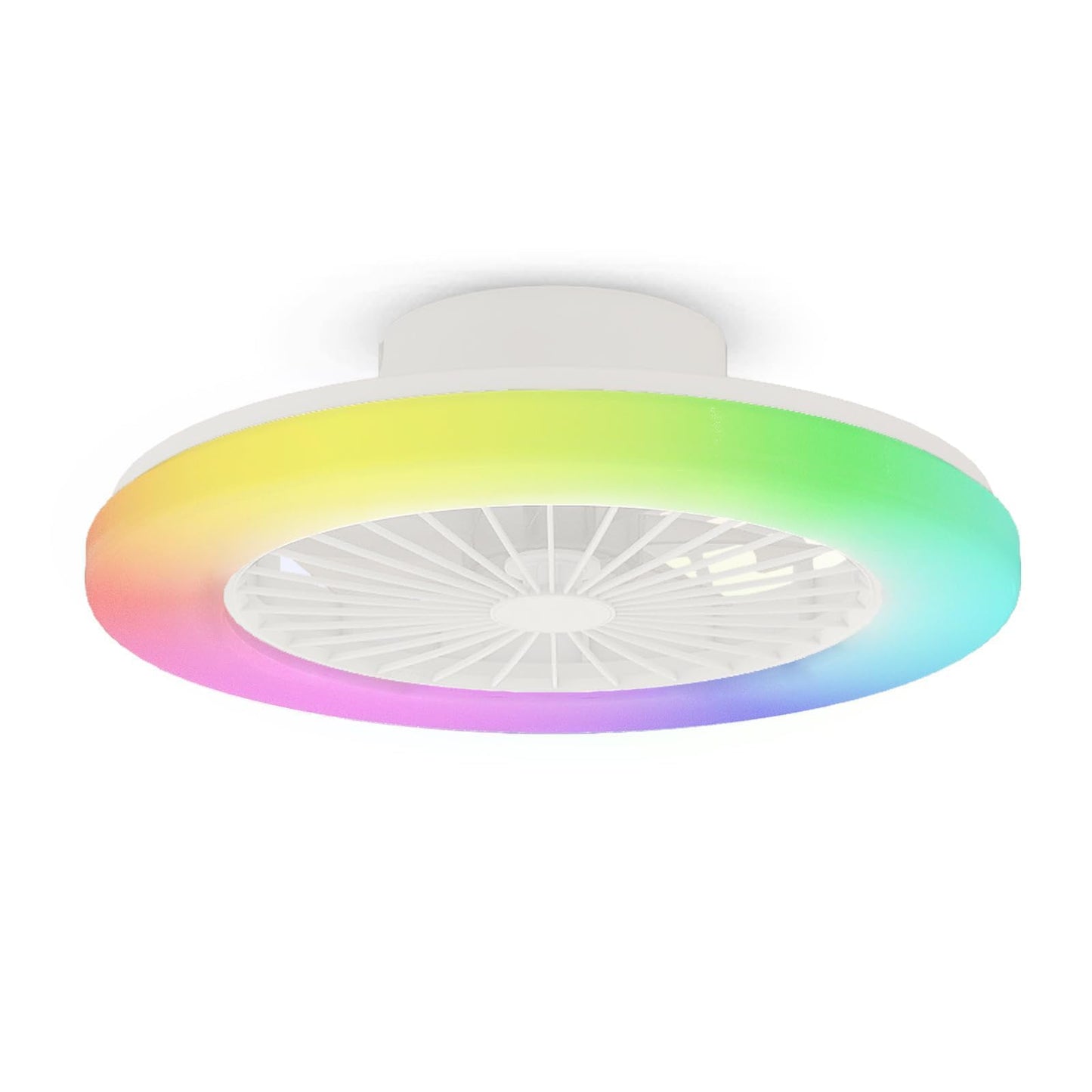 Ventilator tavan BKZO RGB Ceiling Fan cu lampa, control dublu