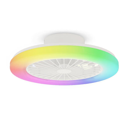 Ventilator tavan BKZO RGB Ceiling Fan cu lampa, control dublu