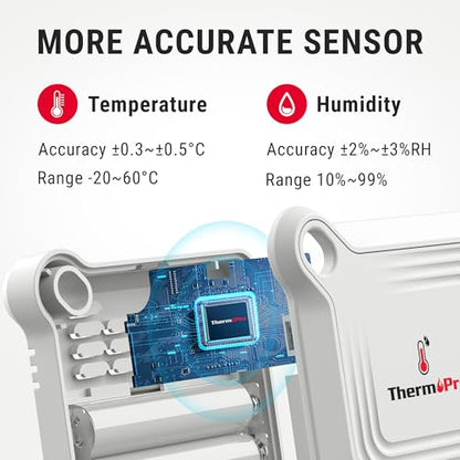 Termometru Higrometru TP351 Bluetooth ThermoPro + monitorizare 80 m