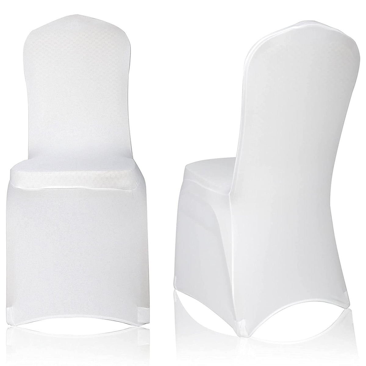 Husa scaun EMART Dining Chair Cover Alb elastica lavabila
