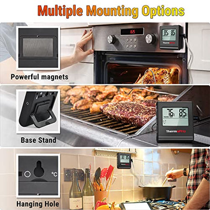 Termometru digital carne TP16B ThermoPro cu sonda inox lunga si timer
