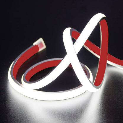 pcning COB LED Strip, 3 Metres, Self-Adhesive Cool White, Waterproof IP67, 3 m LED Strip Light, 230 V, Direct Connection with Plug (Cool White, 3)