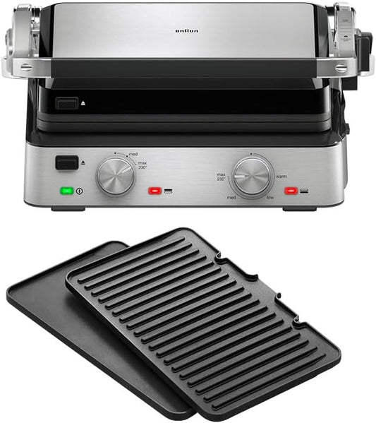Grill electric Braun MultiGrill 7 CG7020 3 in 1, 2000 W, 230 C
