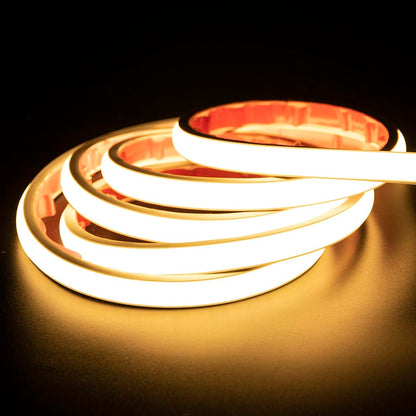 pcning COB LED Strip, 3 Metres, Self-Adhesive Cool White, Waterproof IP67, 3 m LED Strip Light, 230 V, Direct Connection with Plug (Cool White, 3)