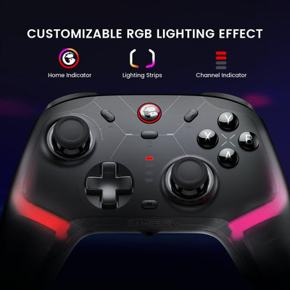 GameSir Cyclone 2 Wireless Controller - 1000Hz Polling Rate, TMR Joysticks, Hall/Micro 2-in-1 Triggers for PC/Switch/Android/iOS, PC Gaming Controller with Charging Dock (Black)