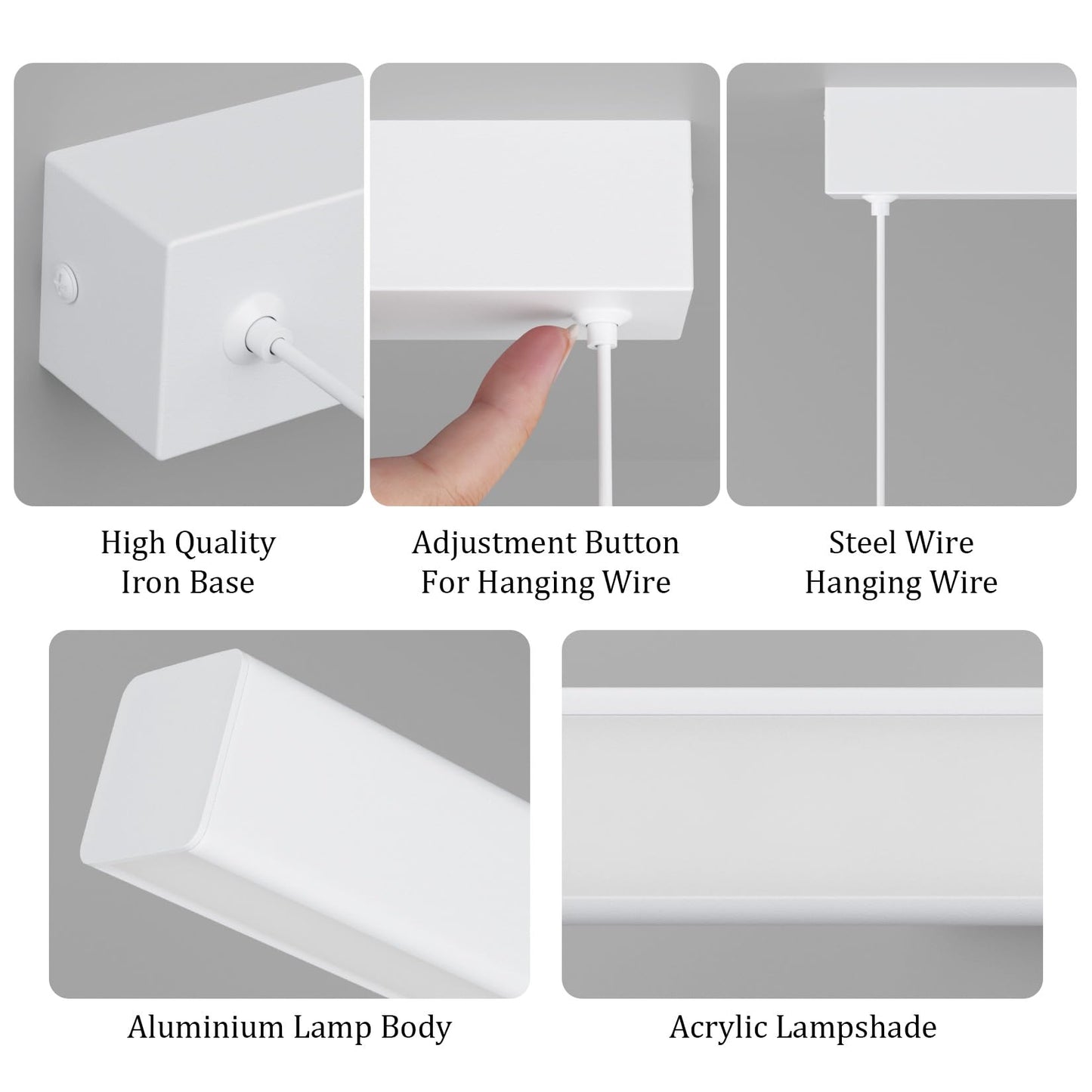 Pendul Klighten LED 100 36W 3000K-6000K cu telecomanda