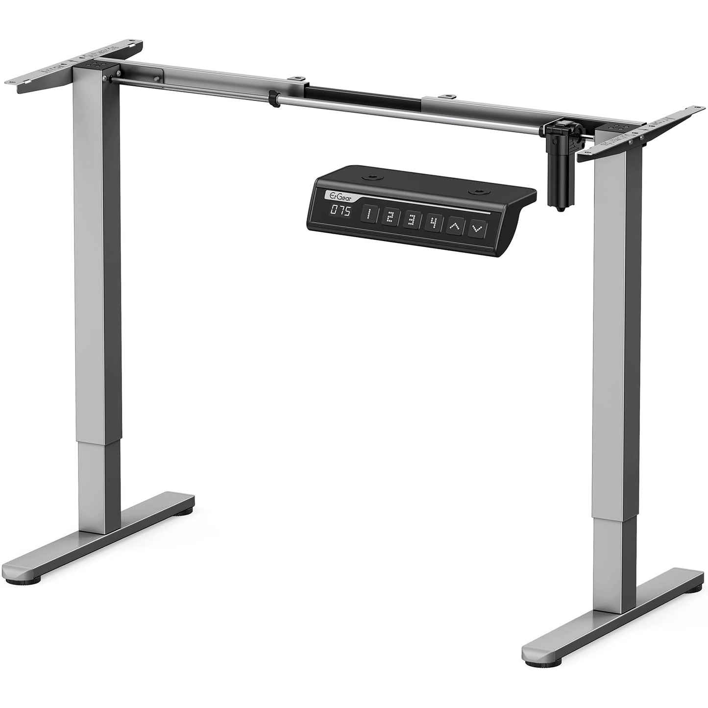 Cadru birou ErGear reglabil electric cu 4 memorii, negru