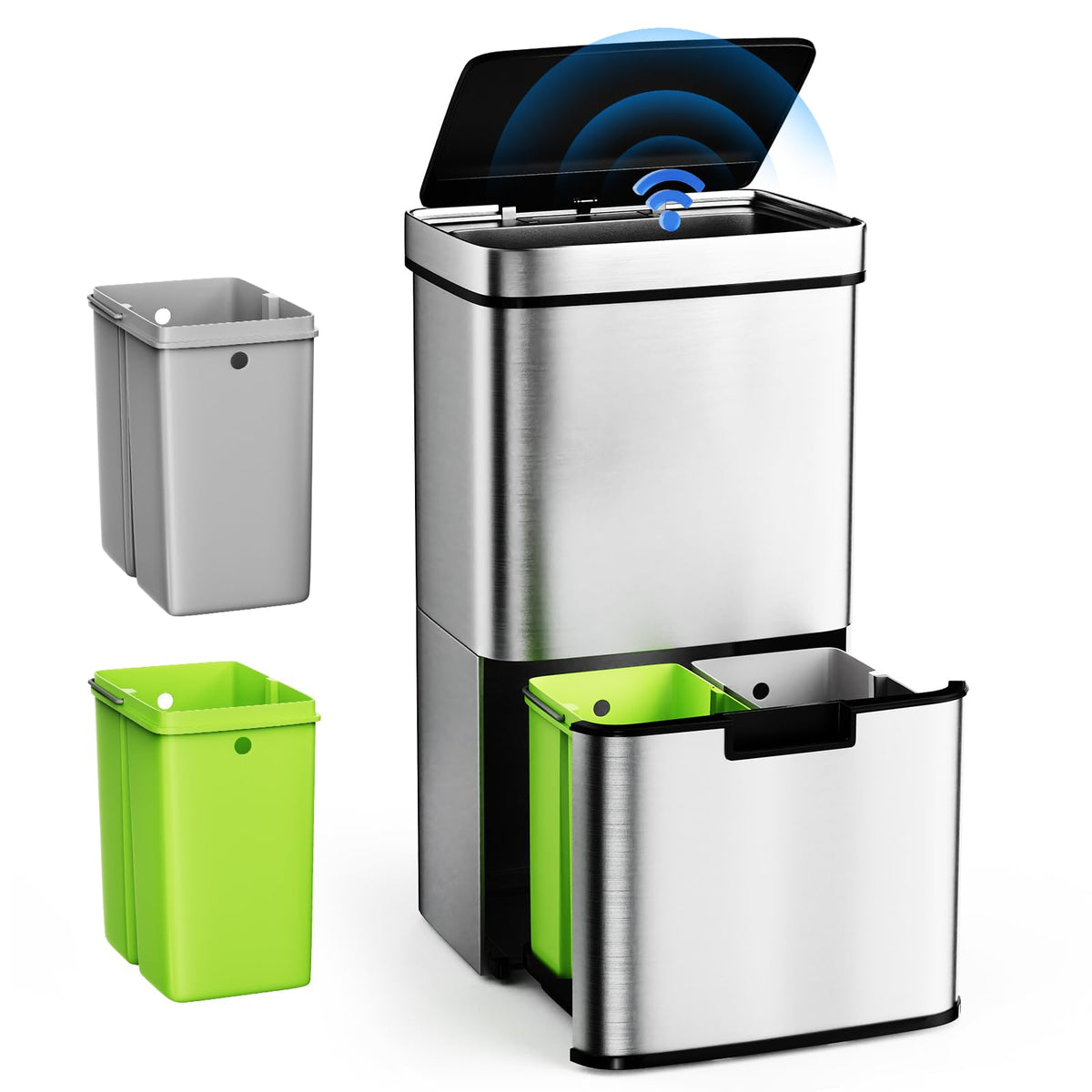 Cos de gunoi GARDTECH Waste Separation System 62L cu senzor