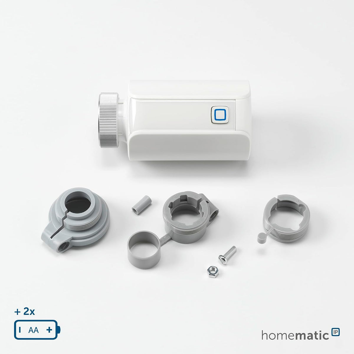 Termostat inteligent pentru calorifer Homematic IP Evo cu control prin aplicatie si comanda vocala