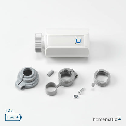 Termostat inteligent pentru calorifer Homematic IP Evo cu control prin aplicatie si comanda vocala