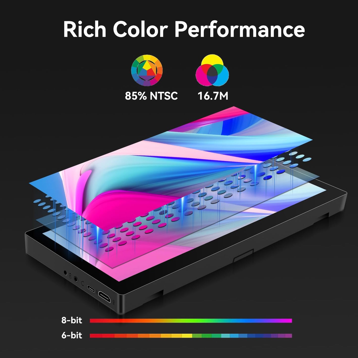 Monitor touch 10.3 inch IPS 1920x720 HDMI USB-C portabil