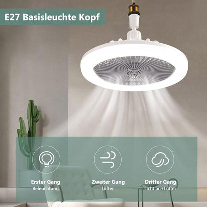 Lampa ventilator Anyingkai Fan Lamp E27 30W cu telecomanda