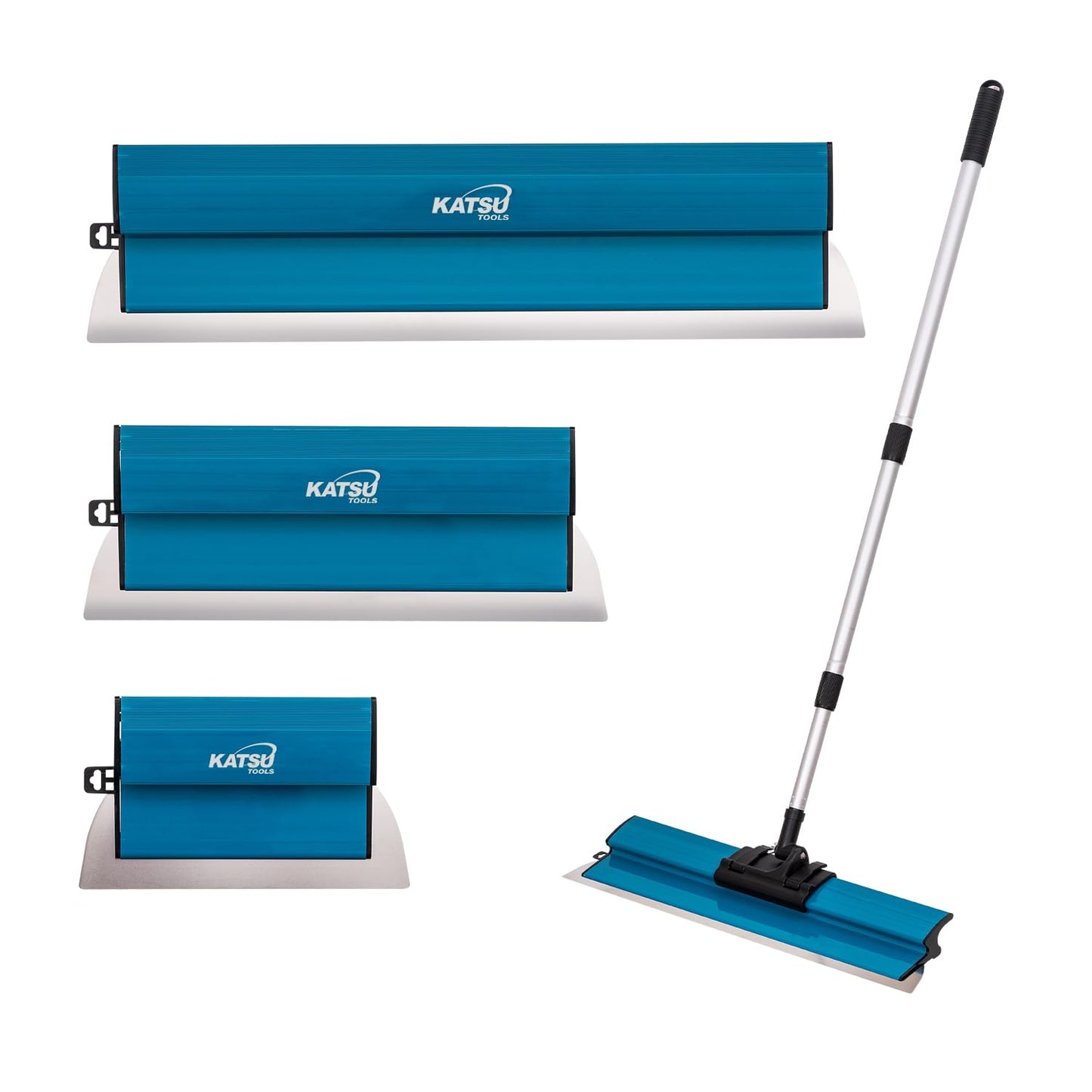 Set spaclu KATSU Tools 333177 inox 25+40+60 cm maner telescopic