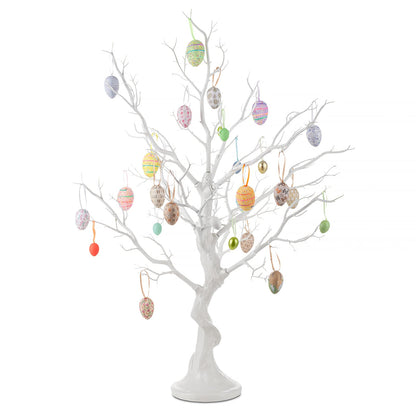 Brad decorativ NUPTIO Twig alb 75 cm pentru masa si vitrina