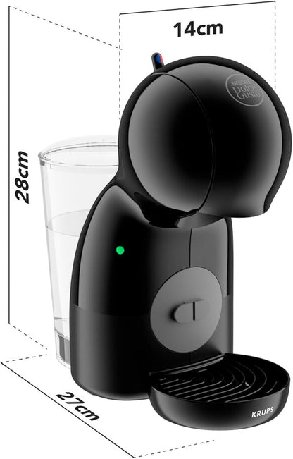 Espressor cu capsule KRUPS Nescafe Dolce Gusto Piccolo XS KP1A3BCAS, 15 bar, rezervor 0.8 L, negru