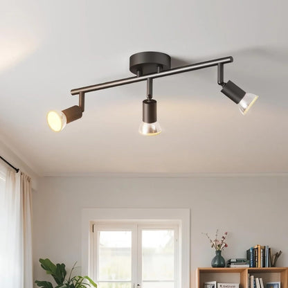 Spotlight plafon LVWIT 4 Way GU10 40W, alb, metal