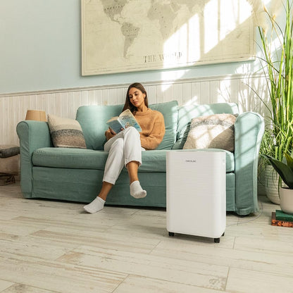 Dezumidificator Cecotec BigDry 8000 Expert Connected, 16 L/zi, Wi-Fi, alb