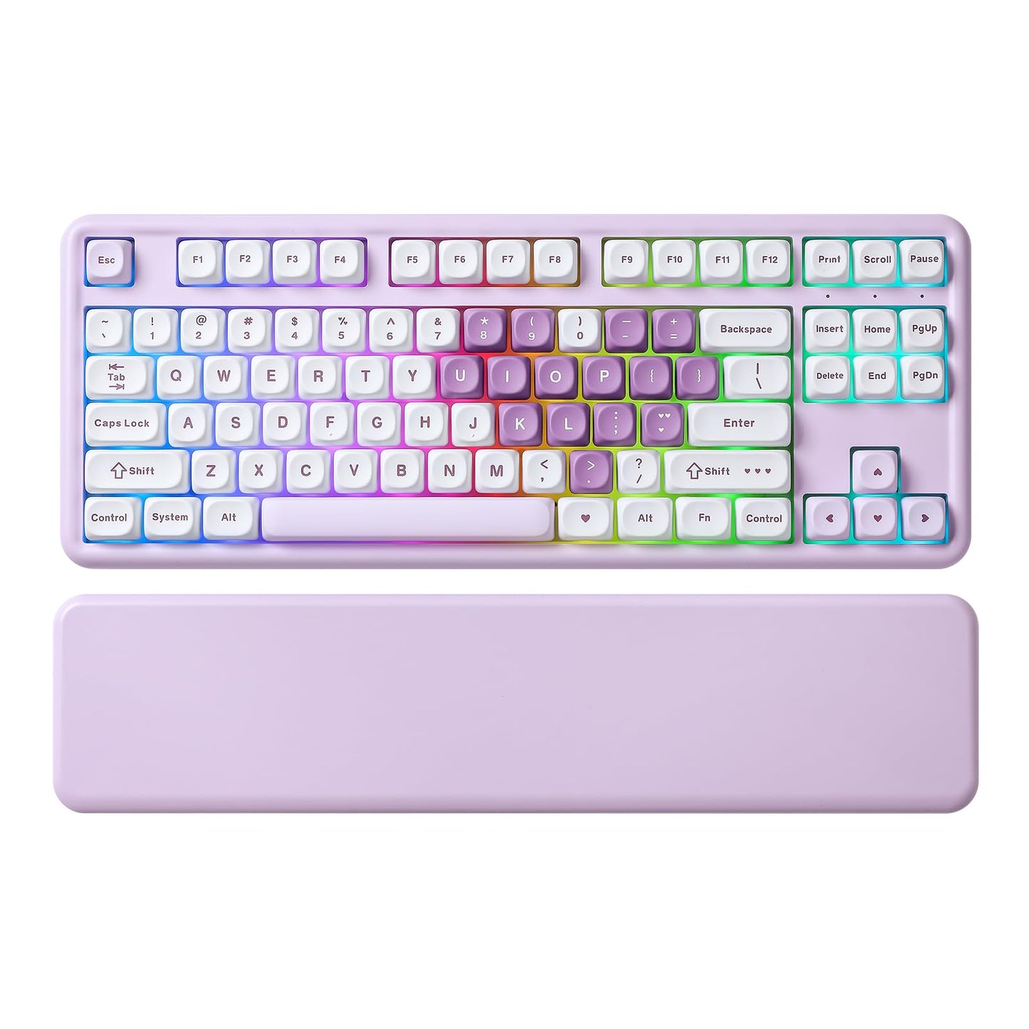 Tastatura mecanica YUNZII B87 Wireless 87 taste RGB hot-swap