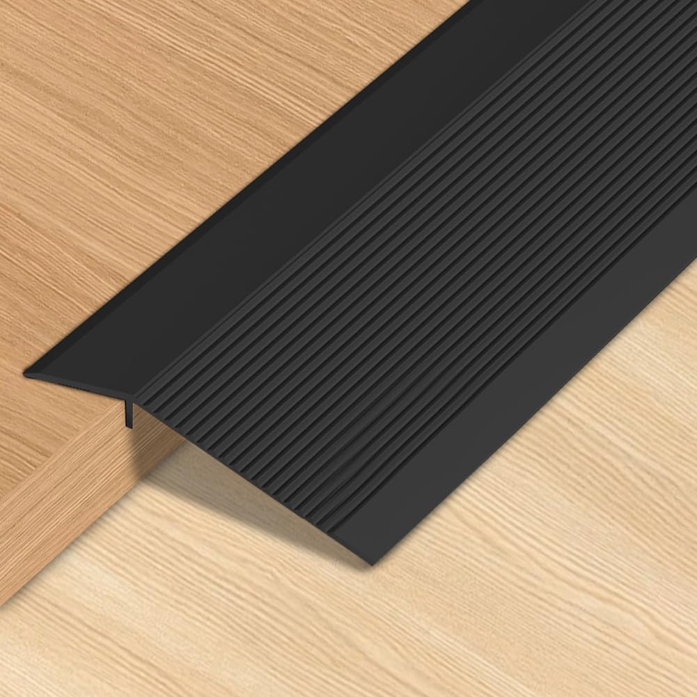 Profil tranzitie Piashow Aluminium 8-40mm negru mat 0.9m