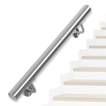 Balustrada OUUTMEE Handlauf din otel inoxidabil 200 cm, 304