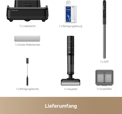 Aspirator umed-uscat dreame H12 Pro FlexReach, 18000 Pa, spalare la 90°C