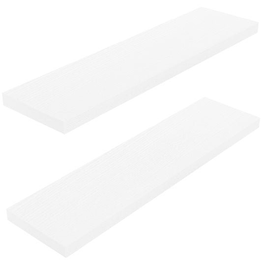 Rafturi perete STOREMIC Floating Shelves 60 cm, set 2, albe