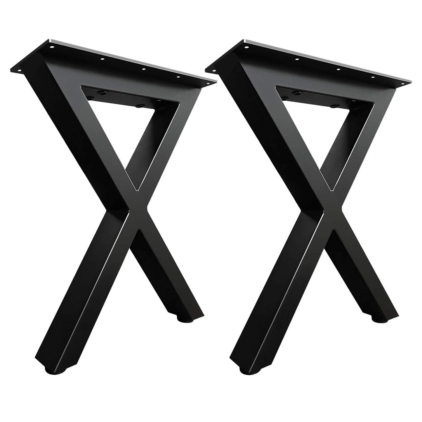 Picioare masa Jahof JHDLRT metal industrial 60 x 70 cm negre