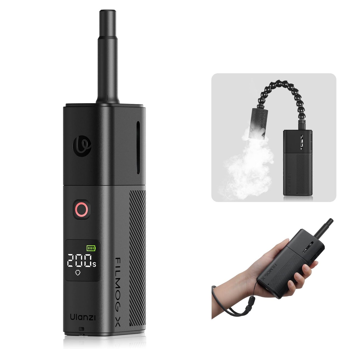 Mini aparat fum ULANZI FM02 30W, 3 moduri, baterie 5000mAh