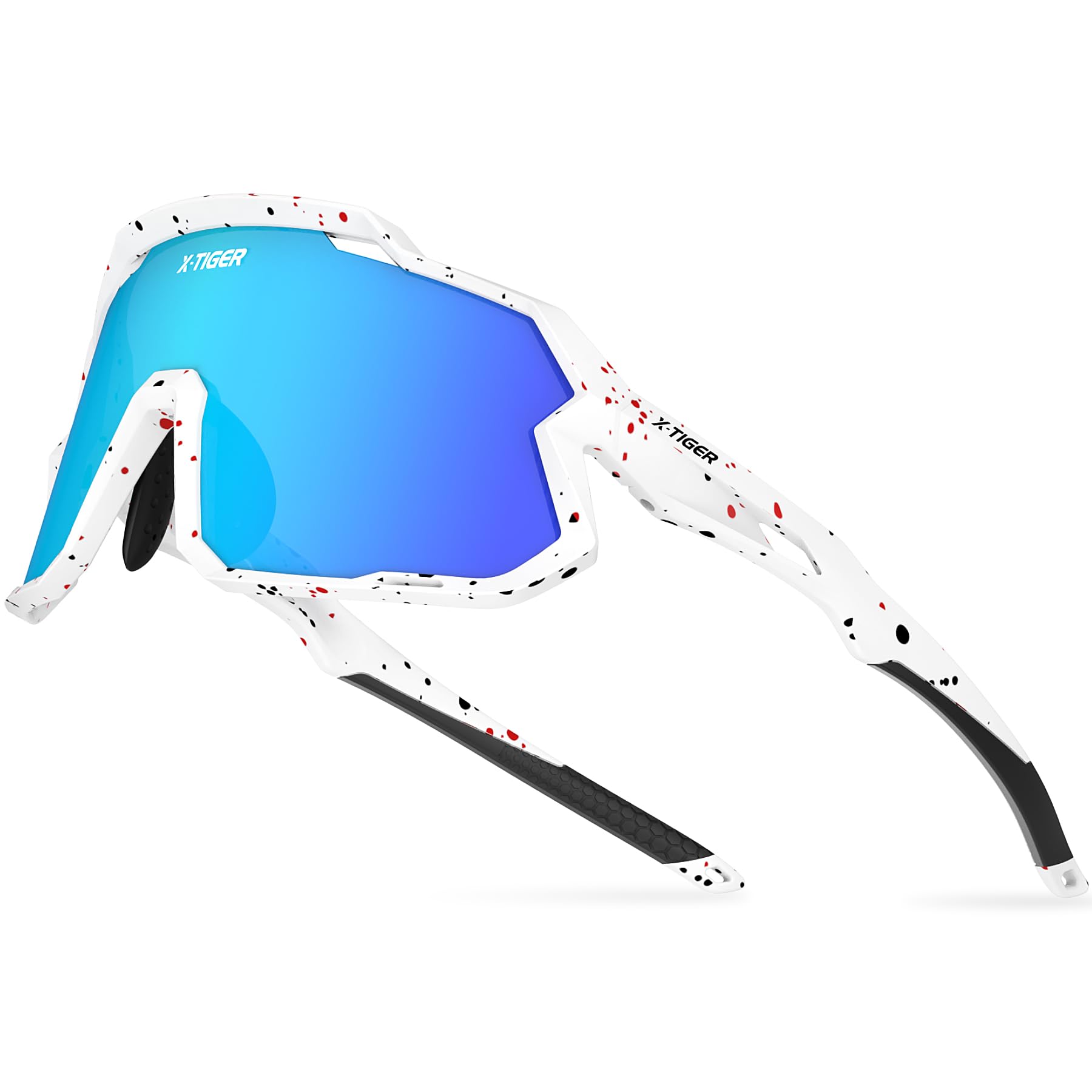 X-TIGER Children's Cycling Glasses Polarised Sports Glasses UV400 for Boys Girls Age 6-14 Years Outdoor Sports Sunglasses