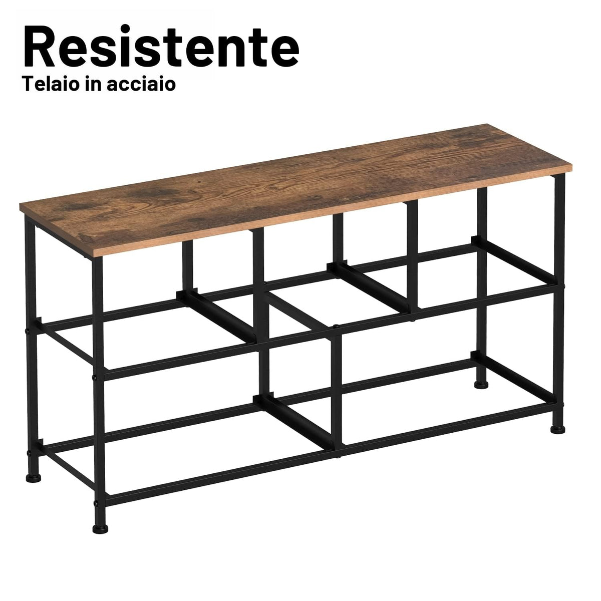 Comoda VEDECASA cu 5 sertare textile si cadru metalic