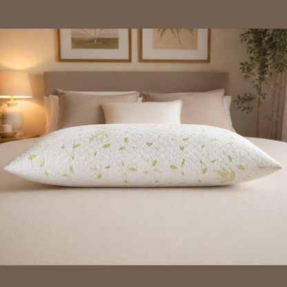 Set 2 Perne GM Aloe Bed Pillow Anti-Alergica Microfibra Alba, Set 2