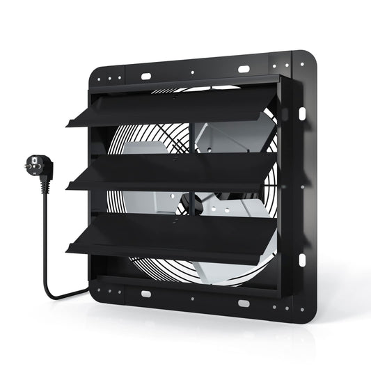 Ventilator Extractor cu oblon 10" Aygrochy 35W 800 CFM - ventilare pod/garaj