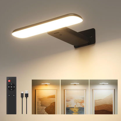 Lampa tablou reincarcabila FULEN cu telecomanda, 3 temperaturi culoare,